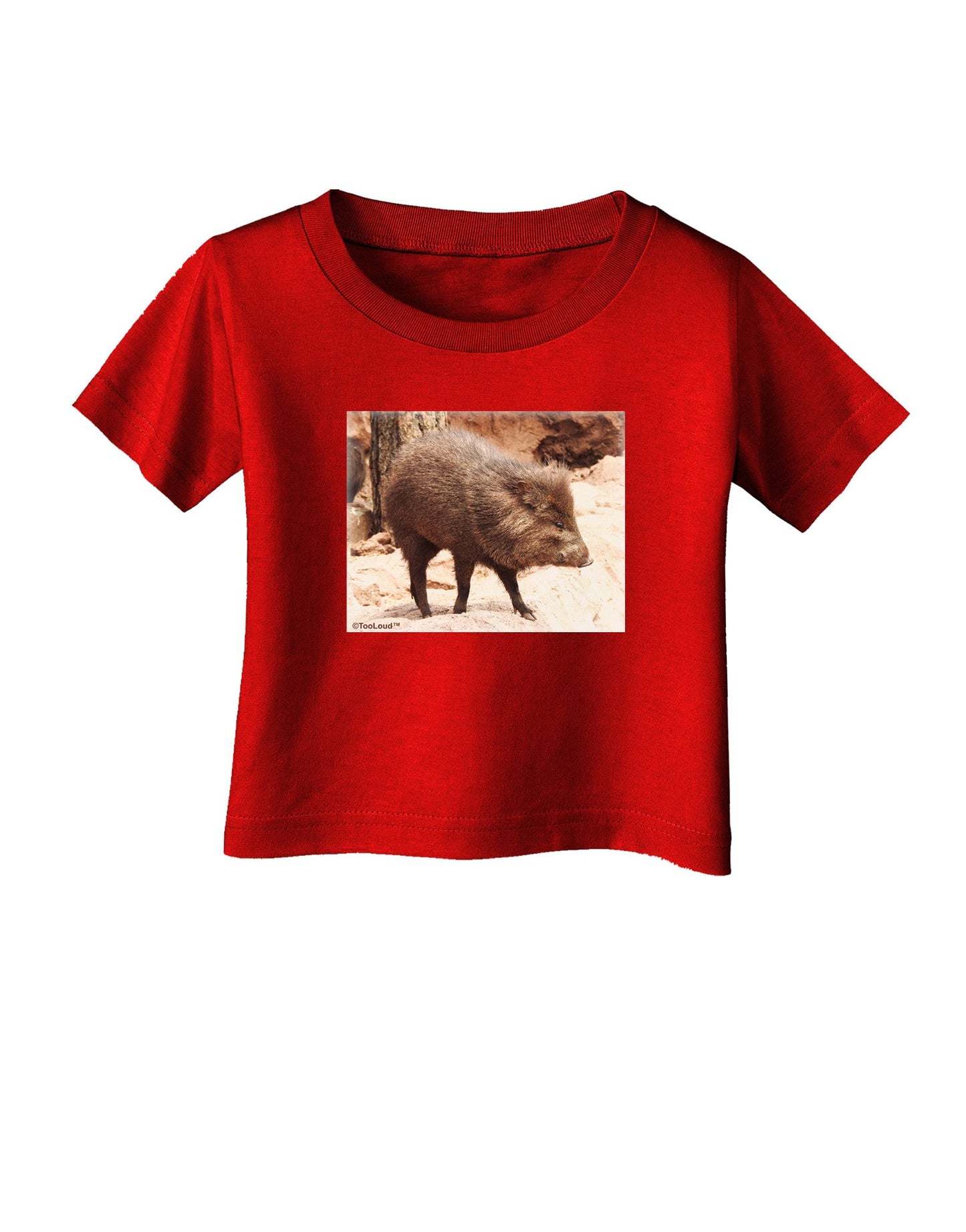 Little Javelina Infant T-Shirt Dark-Infant T-Shirt-TooLoud-Red-06-Months-Davson Sales