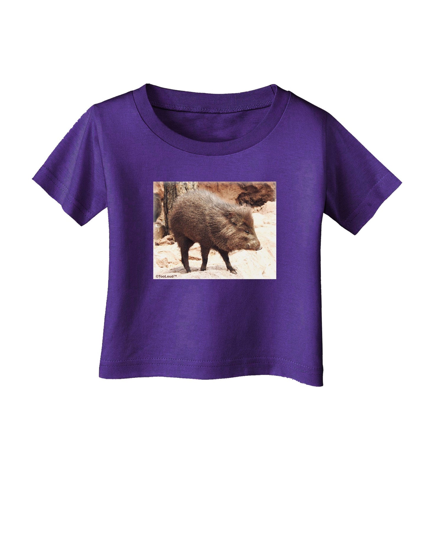 Little Javelina Infant T-Shirt Dark-Infant T-Shirt-TooLoud-Purple-06-Months-Davson Sales