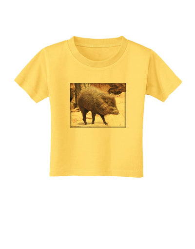 Little Javelina Toddler T-Shirt-Toddler T-Shirt-TooLoud-Yellow-2T-Davson Sales