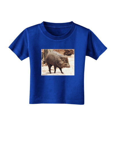 Little Javelina Toddler T-Shirt Dark-Toddler T-Shirt-TooLoud-Royal-Blue-2T-Davson Sales