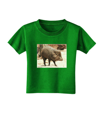 Little Javelina Toddler T-Shirt Dark-Toddler T-Shirt-TooLoud-Clover-Green-2T-Davson Sales