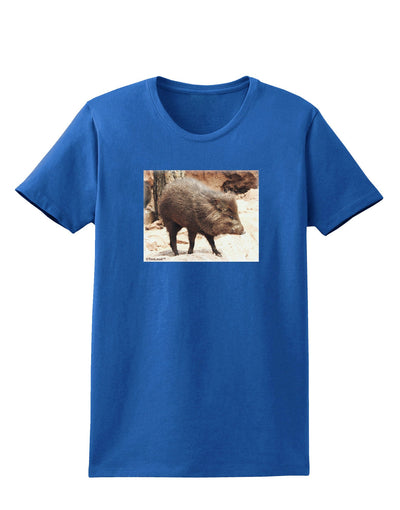 Little Javelina Womens Dark T-Shirt-TooLoud-Royal-Blue-X-Small-Davson Sales