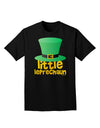 Little Leprechaun - St. Patrick's Day Adult Dark T-Shirt by TooLoud-Mens T-Shirt-TooLoud-Black-Small-Davson Sales