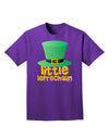 Little Leprechaun - St. Patrick's Day Adult Dark T-Shirt by TooLoud-Mens T-Shirt-TooLoud-Purple-Small-Davson Sales