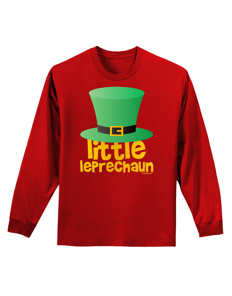 Little Leprechaun - St. Patrick's Day Adult Long Sleeve Dark T-Shirt by TooLoud-Clothing-TooLoud-Black-Small-Davson Sales