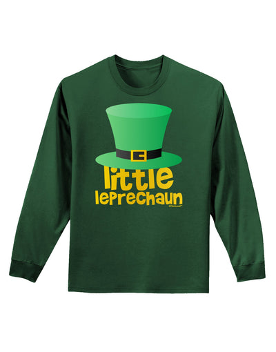 Little Leprechaun - St. Patrick's Day Adult Long Sleeve Dark T-Shirt by TooLoud-Clothing-TooLoud-Dark-Green-Small-Davson Sales