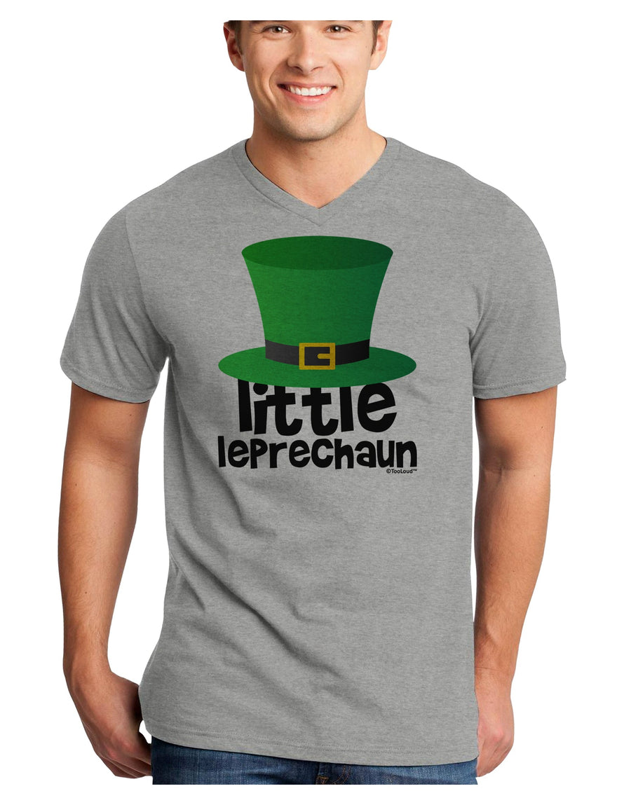 Little Leprechaun - St. Patrick's Day Adult V-Neck T-shirt by TooLoud-Mens V-Neck T-Shirt-TooLoud-White-Small-Davson Sales