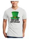 Little Leprechaun - St. Patrick's Day Adult V-Neck T-shirt by TooLoud-Mens V-Neck T-Shirt-TooLoud-White-Small-Davson Sales