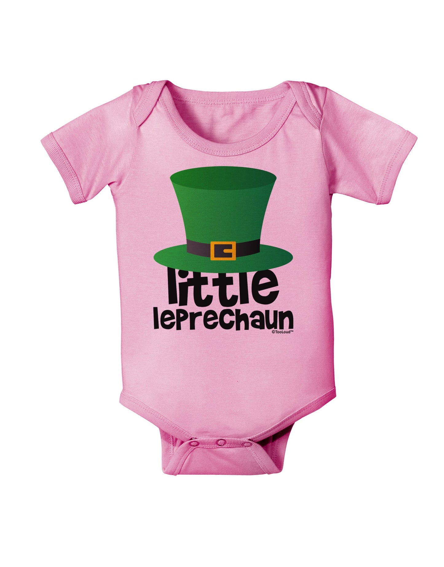 Little Leprechaun - St. Patrick's Day Baby Romper Bodysuit by TooLoud-TooLoud-Light-Pink-06-Months-Davson Sales