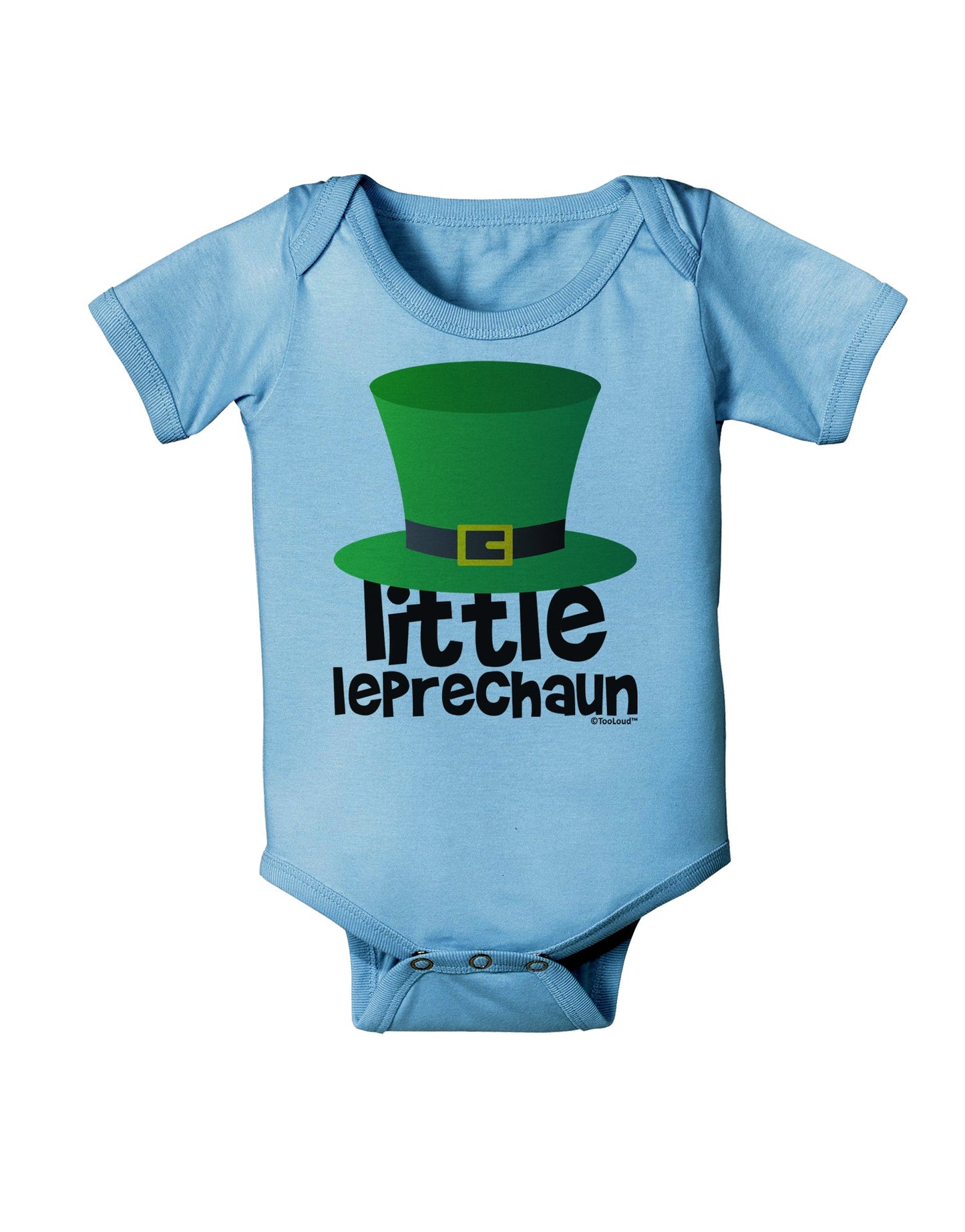 Little Leprechaun - St. Patrick's Day Baby Romper Bodysuit by TooLoud-TooLoud-Light-Blue-06-Months-Davson Sales