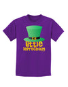 Little Leprechaun - St. Patrick's Day Childrens Dark T-Shirt by TooLoud-Childrens T-Shirt-TooLoud-Purple-X-Small-Davson Sales