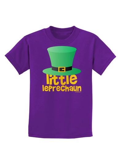 Little Leprechaun - St. Patrick's Day Childrens Dark T-Shirt by TooLoud-Childrens T-Shirt-TooLoud-Purple-X-Small-Davson Sales