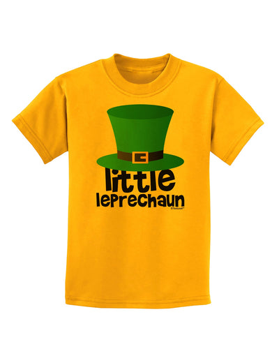 Little Leprechaun - St. Patrick's Day Childrens T-Shirt by TooLoud-Childrens T-Shirt-TooLoud-Gold-X-Small-Davson Sales