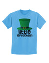 Little Leprechaun - St. Patrick's Day Childrens T-Shirt by TooLoud-Childrens T-Shirt-TooLoud-Aquatic-Blue-X-Small-Davson Sales