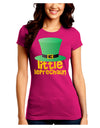 Little Leprechaun - St. Patrick's Day Juniors Crew Dark T-Shirt by TooLoud-T-Shirts Juniors Tops-TooLoud-Hot-Pink-Juniors Fitted Small-Davson Sales