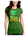 Little Leprechaun - St. Patrick's Day Juniors Crew Dark T-Shirt by TooLoud-T-Shirts Juniors Tops-TooLoud-Kiwi-Green-Juniors Fitted X-Small-Davson Sales