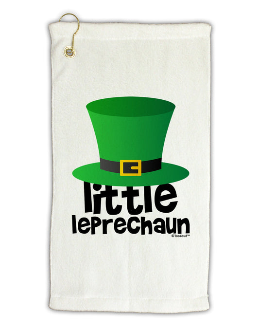 Little Leprechaun - St. Patrick's Day Micro Terry Gromet Golf Towel 16 x 25 inch by TooLoud-Golf Towel-TooLoud-White-Davson Sales