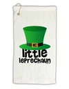 Little Leprechaun - St. Patrick's Day Micro Terry Gromet Golf Towel 16 x 25 inch by TooLoud-Golf Towel-TooLoud-White-Davson Sales
