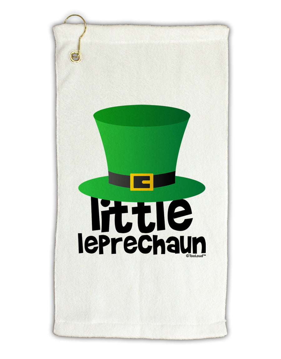 Little Leprechaun - St. Patrick's Day Micro Terry Gromet Golf Towel 16 x 25 inch by TooLoud