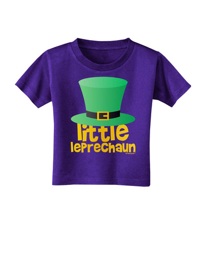 Little Leprechaun - St. Patrick's Day Toddler T-Shirt Dark by TooLoud-Toddler T-Shirt-TooLoud-Purple-2T-Davson Sales