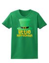 Little Leprechaun - St. Patrick's Day Womens Dark T-Shirt by TooLoud-Womens T-Shirt-TooLoud-Kelly-Green-X-Small-Davson Sales