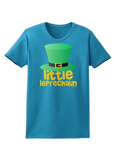 Little Leprechaun - St. Patrick's Day Womens Dark T-Shirt by TooLoud-Womens T-Shirt-TooLoud-Turquoise-X-Small-Davson Sales