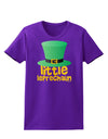 Little Leprechaun - St. Patrick's Day Womens Dark T-Shirt by TooLoud-Womens T-Shirt-TooLoud-Purple-X-Small-Davson Sales