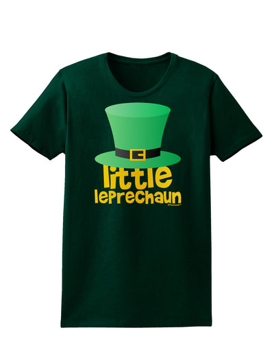 Little Leprechaun - St. Patrick's Day Womens Dark T-Shirt by TooLoud-Womens T-Shirt-TooLoud-Forest-Green-Small-Davson Sales