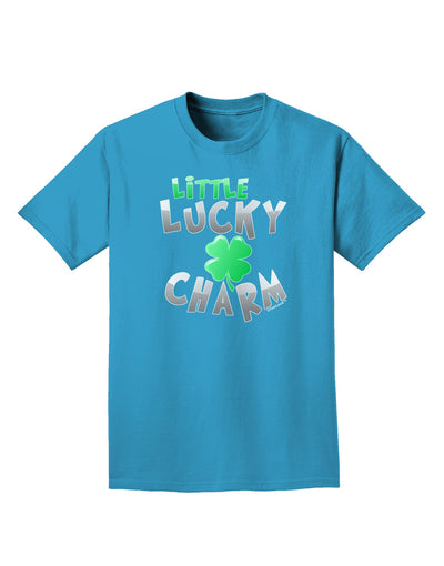 Little Lucky Charm Adult Dark T-Shirt-Mens T-Shirt-TooLoud-Turquoise-Small-Davson Sales