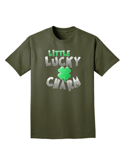 Little Lucky Charm Adult Dark T-Shirt-Mens T-Shirt-TooLoud-Military-Green-Small-Davson Sales