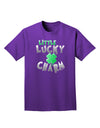 Little Lucky Charm Adult Dark T-Shirt-Mens T-Shirt-TooLoud-Purple-Small-Davson Sales