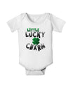 Little Lucky Charm Baby Romper Bodysuit-Baby Romper-TooLoud-White-06-Months-Davson Sales