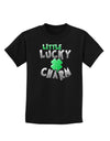 Little Lucky Charm Childrens Dark T-Shirt-Childrens T-Shirt-TooLoud-Black-X-Small-Davson Sales