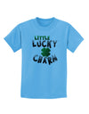 Little Lucky Charm Childrens T-Shirt-Childrens T-Shirt-TooLoud-Aquatic-Blue-X-Small-Davson Sales