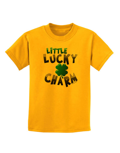 Little Lucky Charm Childrens T-Shirt-Childrens T-Shirt-TooLoud-Gold-X-Small-Davson Sales