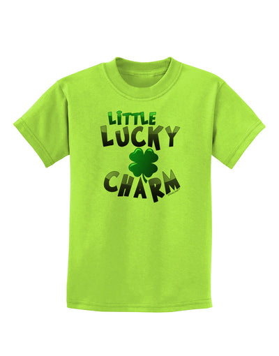 Little Lucky Charm Childrens T-Shirt-Childrens T-Shirt-TooLoud-Lime-Green-X-Small-Davson Sales