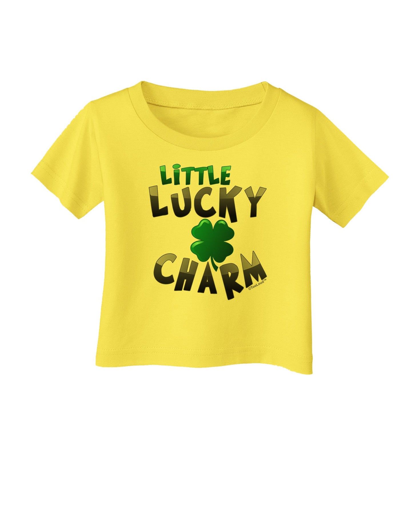Little Lucky Charm Infant T-Shirt-Infant T-Shirt-TooLoud-Yellow-06-Months-Davson Sales