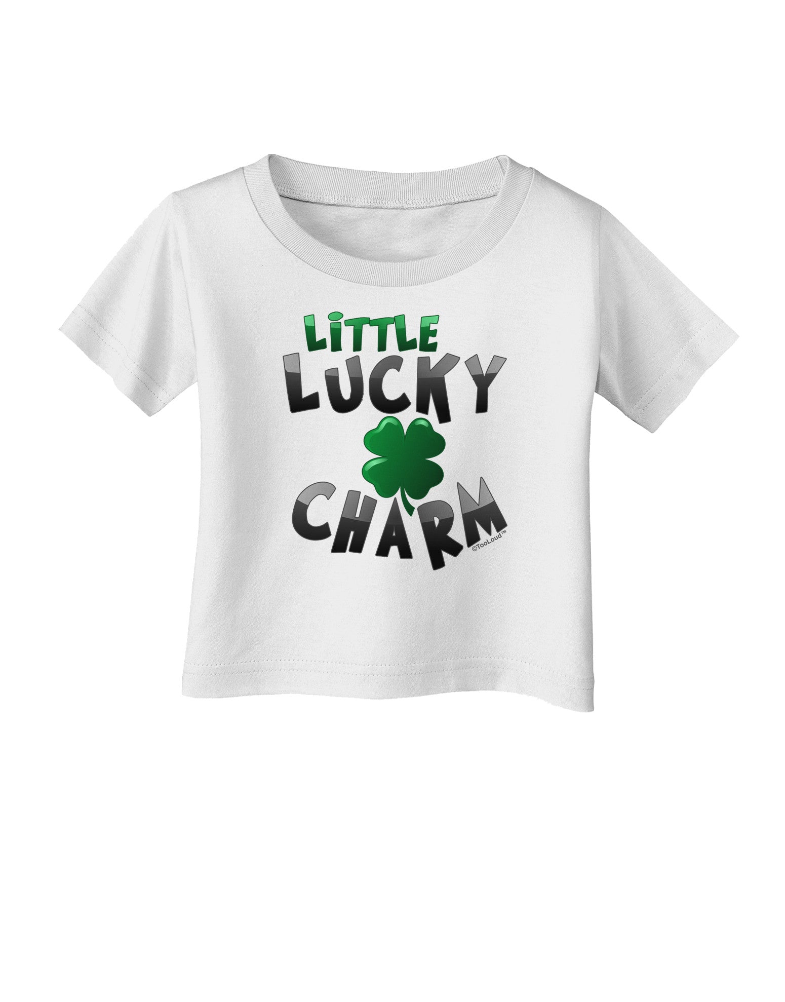 Little Lucky Charm Infant T-Shirt-Infant T-Shirt-TooLoud-White-06-Months-Davson Sales