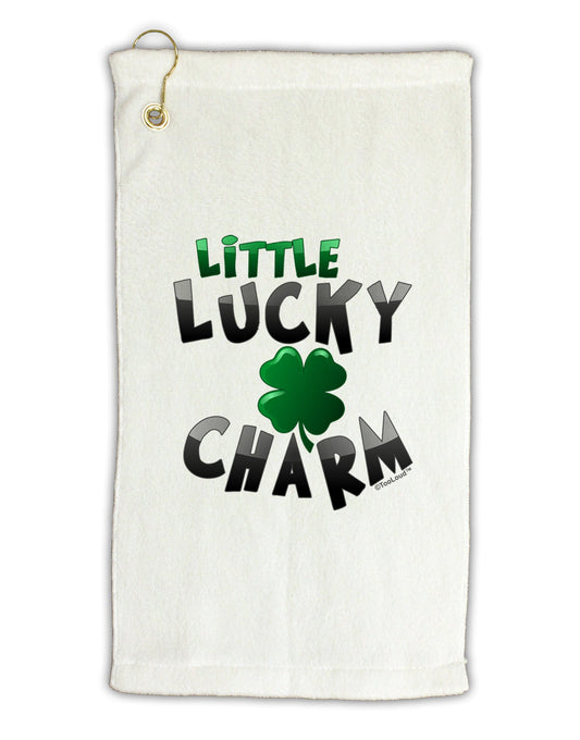 Little Lucky Charm Micro Terry Gromet Golf Towel 11"x19-Golf Towel-TooLoud-White-Davson Sales