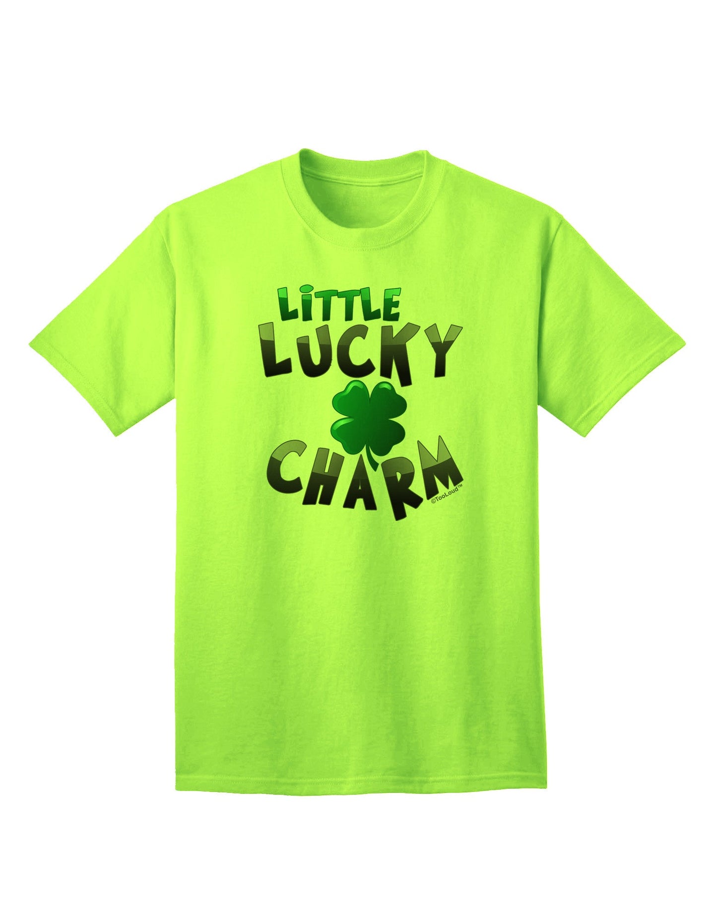 Little Lucky Charm: Premium Adult T-Shirt Collection-Mens T-shirts-TooLoud-Neon-Green-Small-Davson Sales