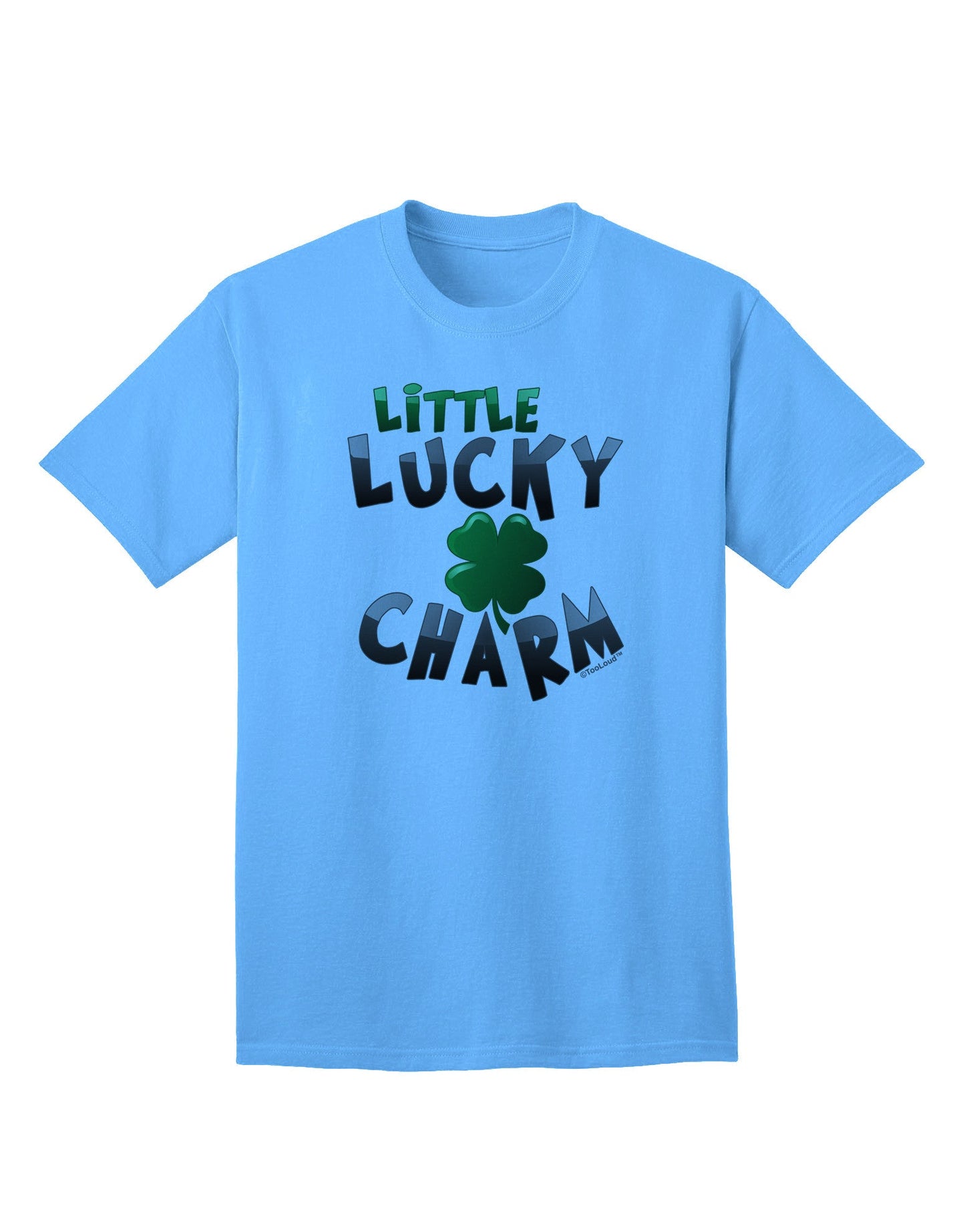Little Lucky Charm: Premium Adult T-Shirt Collection-Mens T-shirts-TooLoud-Aquatic-Blue-Small-Davson Sales