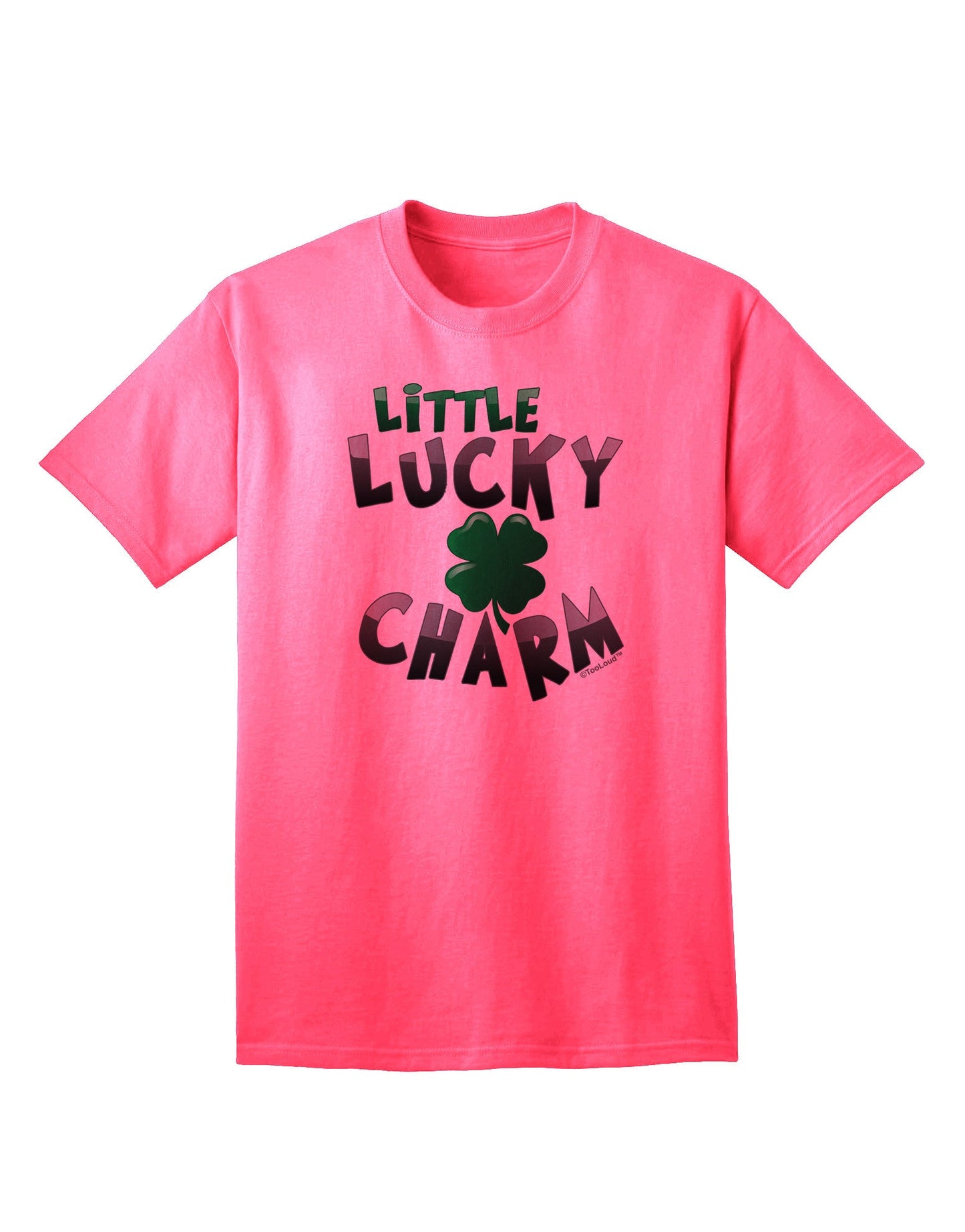 Little Lucky Charm: Premium Adult T-Shirt Collection-Mens T-shirts-TooLoud-Neon-Pink-Small-Davson Sales