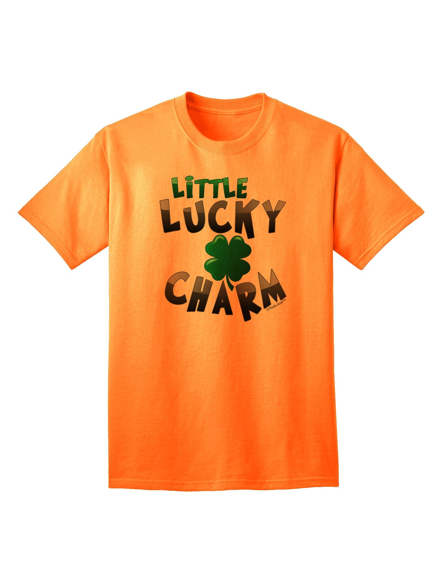 Little Lucky Charm: Premium Adult T-Shirt Collection-Mens T-shirts-TooLoud-Neon-Orange-Small-Davson Sales
