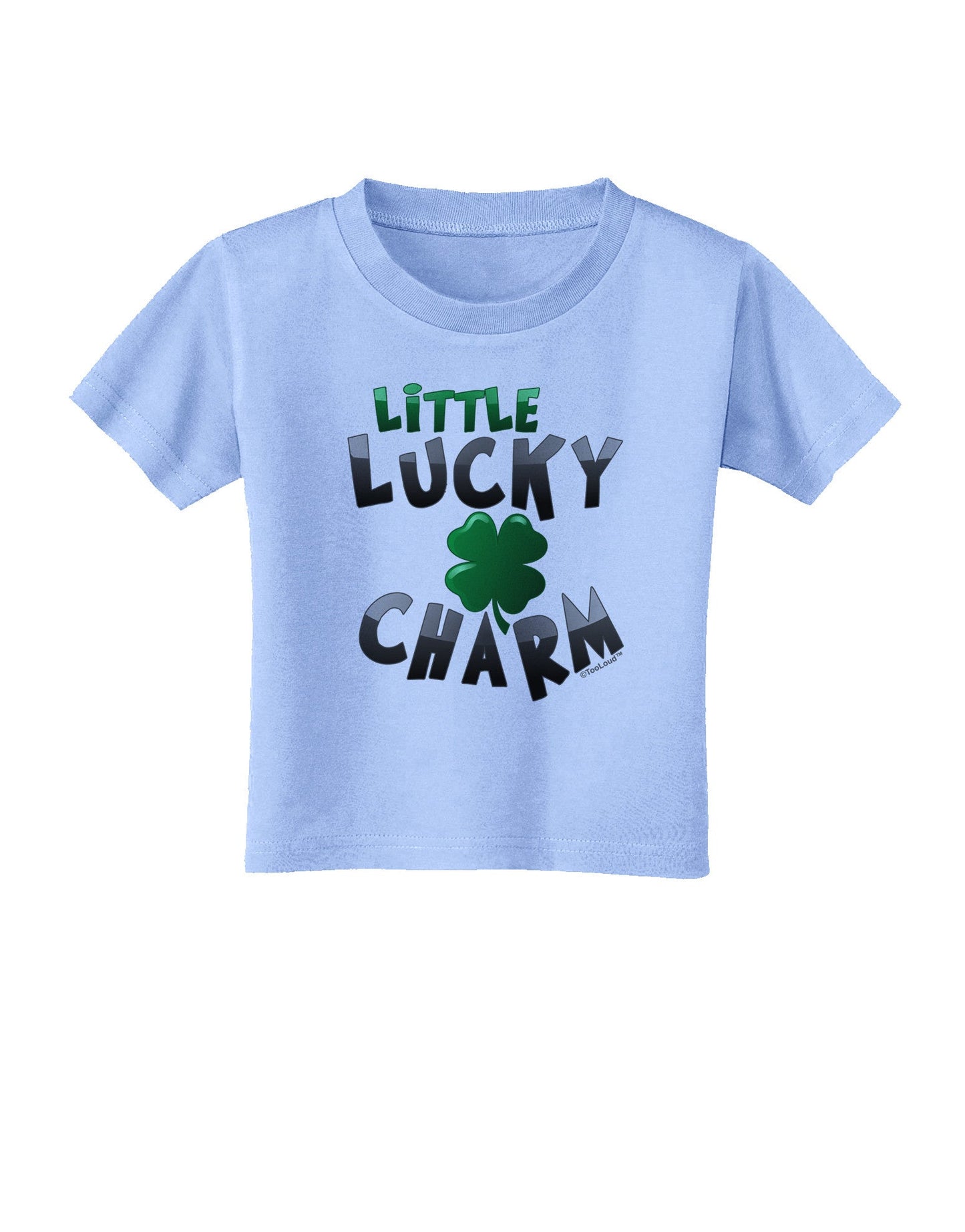 Little Lucky Charm Toddler T-Shirt-Toddler T-Shirt-TooLoud-Aquatic-Blue-2T-Davson Sales