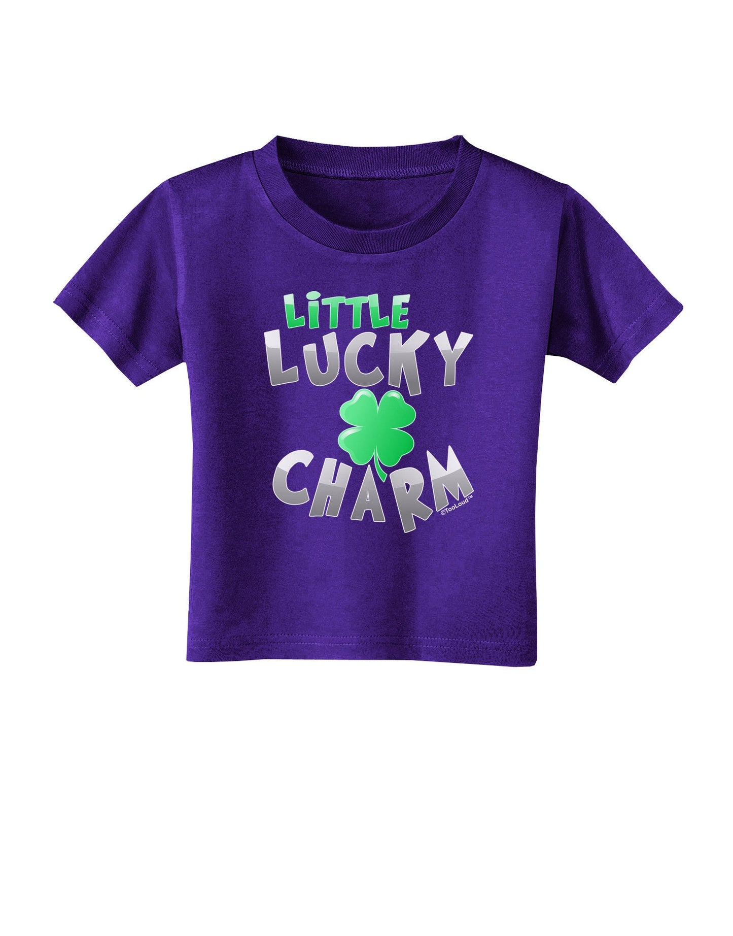 Little Lucky Charm Toddler T-Shirt Dark-Toddler T-Shirt-TooLoud-Purple-2T-Davson Sales
