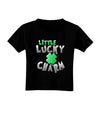 Little Lucky Charm Toddler T-Shirt Dark-Toddler T-Shirt-TooLoud-Black-2T-Davson Sales