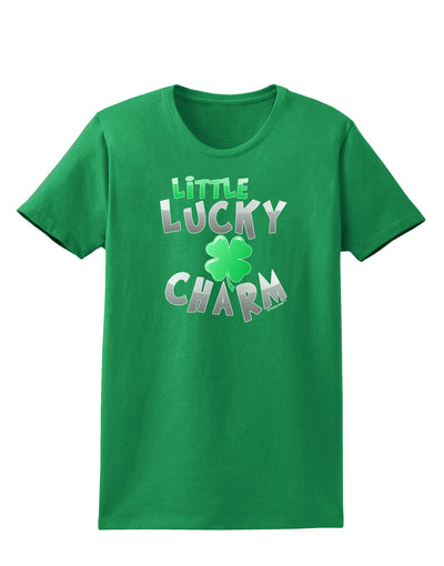 Little Lucky Charm Womens Dark T-Shirt-TooLoud-Kelly-Green-X-Small-Davson Sales