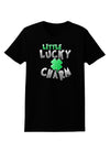 Little Lucky Charm Womens Dark T-Shirt-TooLoud-Black-X-Small-Davson Sales