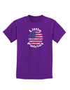 Little Patriot Scribble Childrens Dark T-Shirt-Childrens T-Shirt-TooLoud-Purple-X-Small-Davson Sales