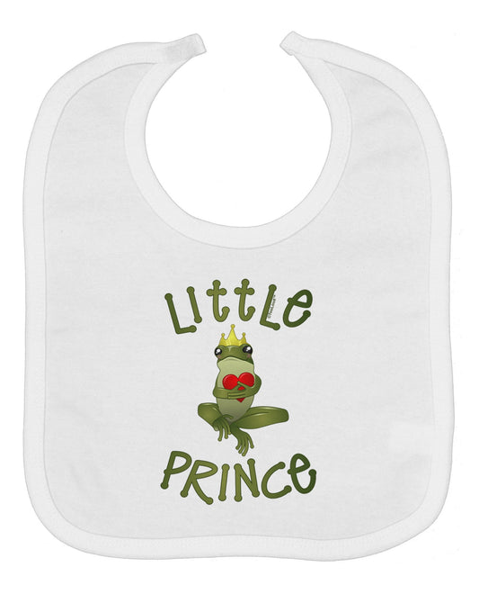 Little Prince Frog Baby Bib